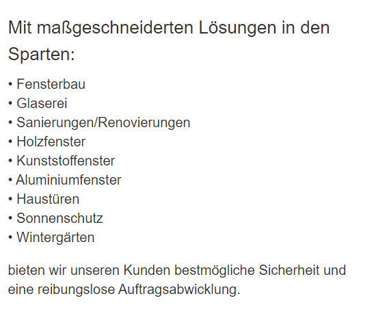 Fenster Bau