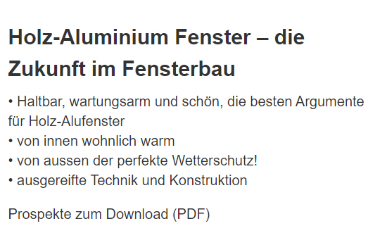 Holz Aluminium Fenster für Reutlingen