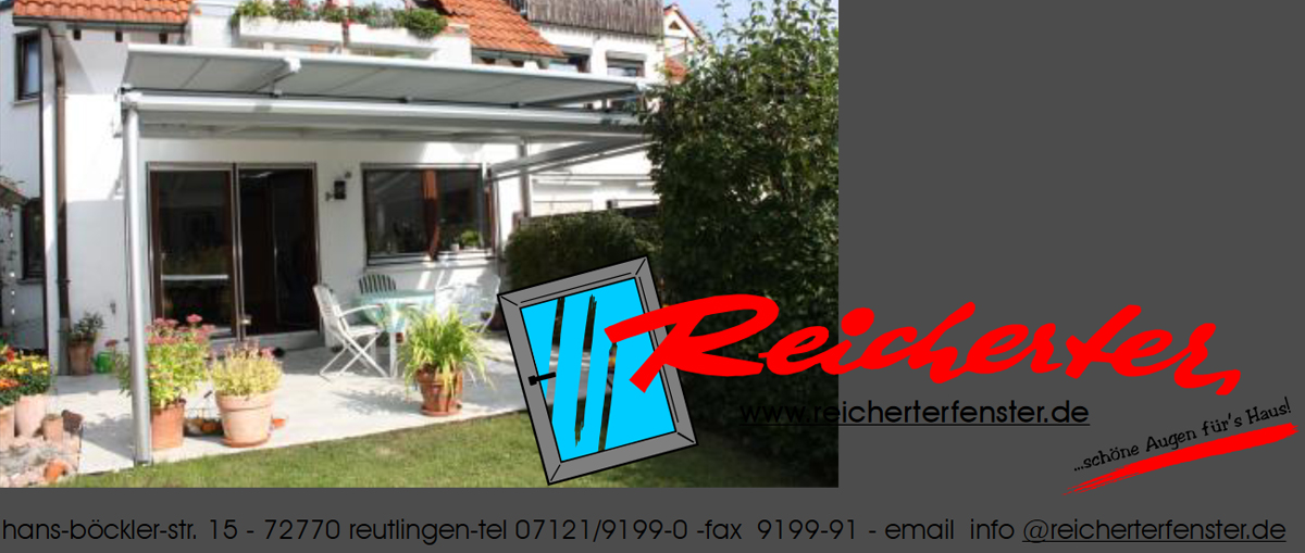 Fenster Kusterdingen: Fensterbau, Vordach
