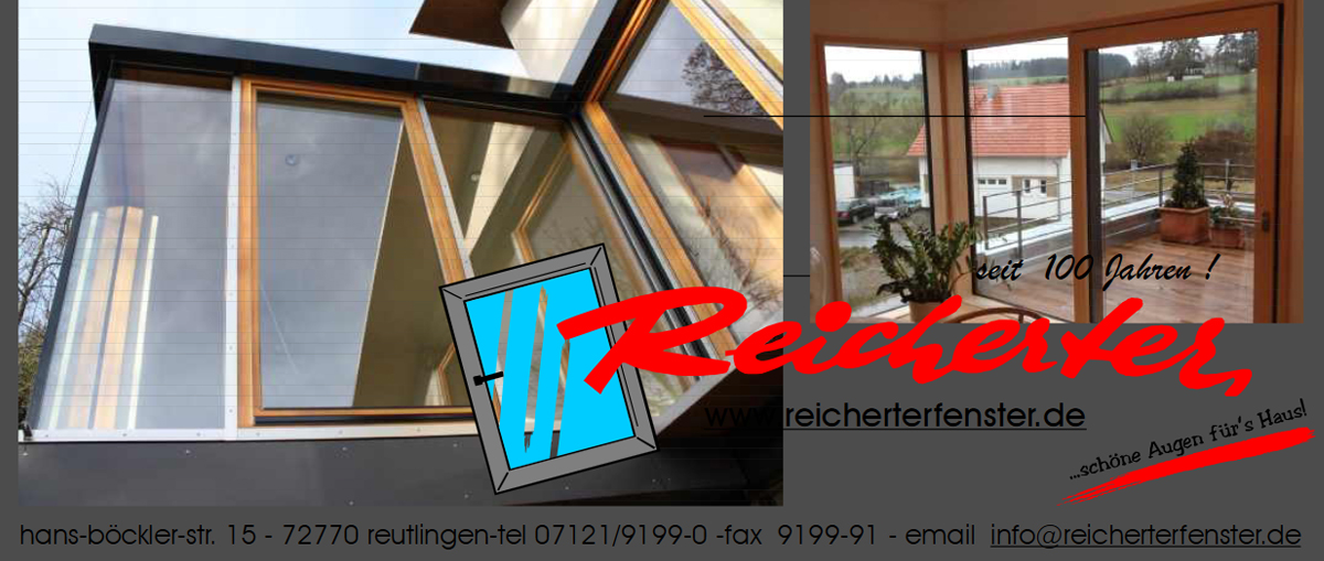 Fensterbau Reutlingen, Glaserei, Fenster